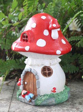 庭院用品户外蘑菇太阳能灯小夜灯园林花园草坪装饰假山造景摆件