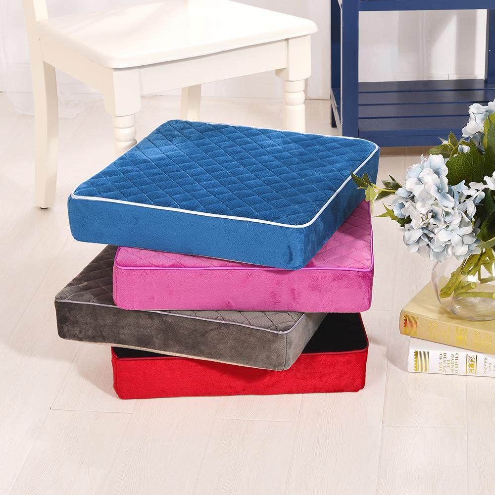 纯色海绵加厚增高屁股坐垫禅修办公室方形椅垫家用可拆洗垫子,淘宝优惠券,粉丝福利购,淘宝优惠卷