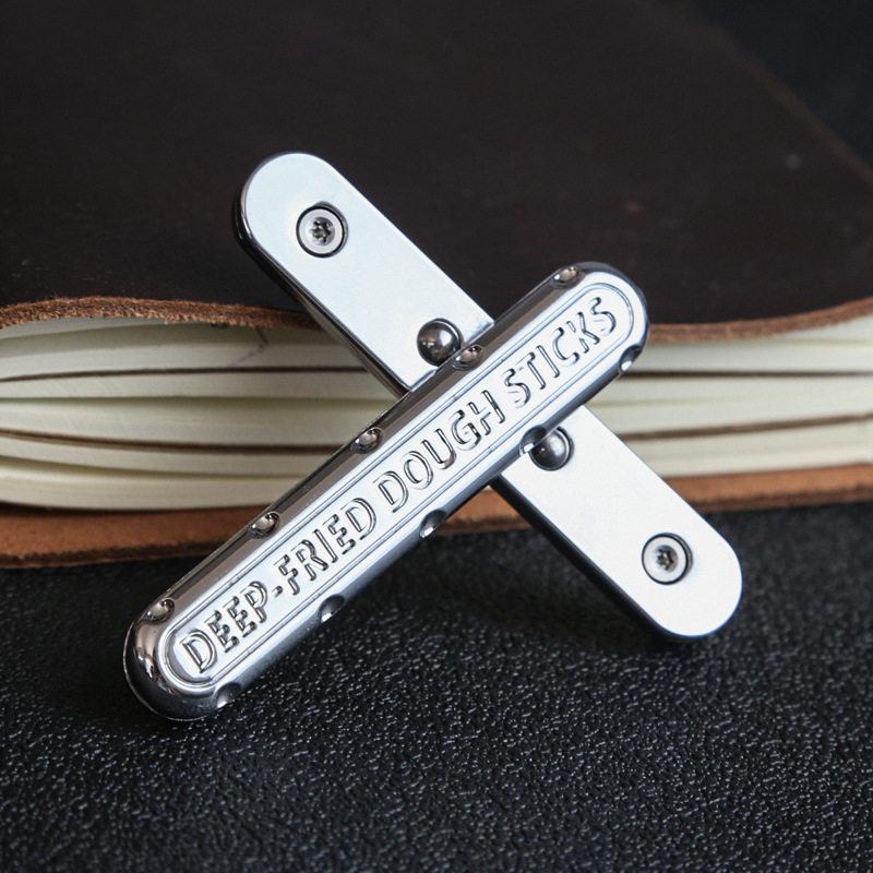 锌合金油条旋转直推 EDC金属玩具解压玩具啪啪币,淘宝优惠券,粉丝福利购,淘宝优惠卷