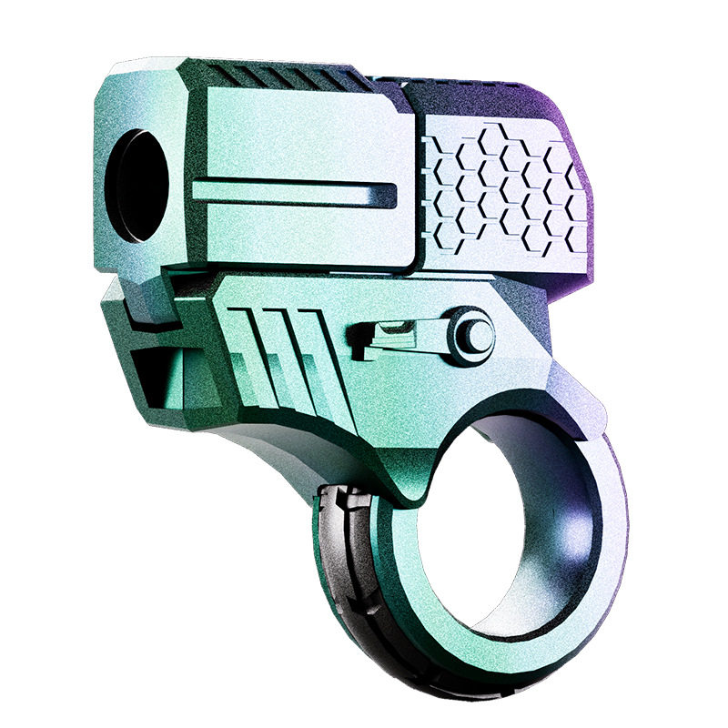 Cross-Border Agent Goldfinger Toy Gun Mini Ring Hair
