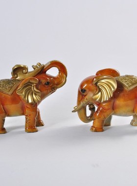 速发铜招财如意铜礼摆件开业乔迁节日厅品家居客象办公室工艺品摆