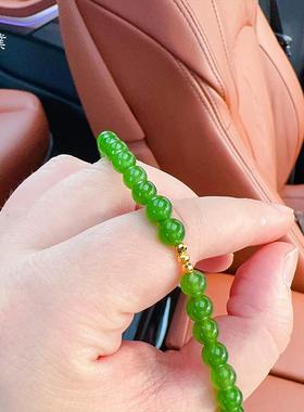 新中式祖母绿珠子如意多宝项链毛衣链爆款宫廷风镶钻葫芦吊坠