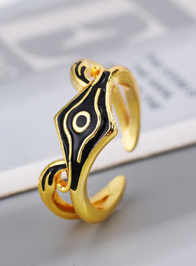 铜欧美游戏王怪兽之决戒指/指环