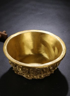 速发聚宝盘纯铜招财装厅办公品聚财家居客饰品工艺品开运礼室摆件