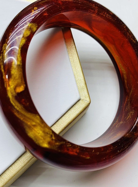 【高颜药花镯】爆款正品龙血松手镯女款时尚彩色花纹中国风礼盒装