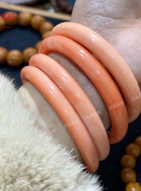 新款天然意大利手镯手环本命年招财转运养生古风圆条叮当镯