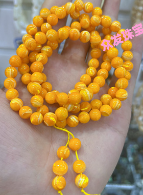 纯天然马蹄螺多圈手链项链 108颗0.8尺寸 天然虫眼 瑕疵属于正常