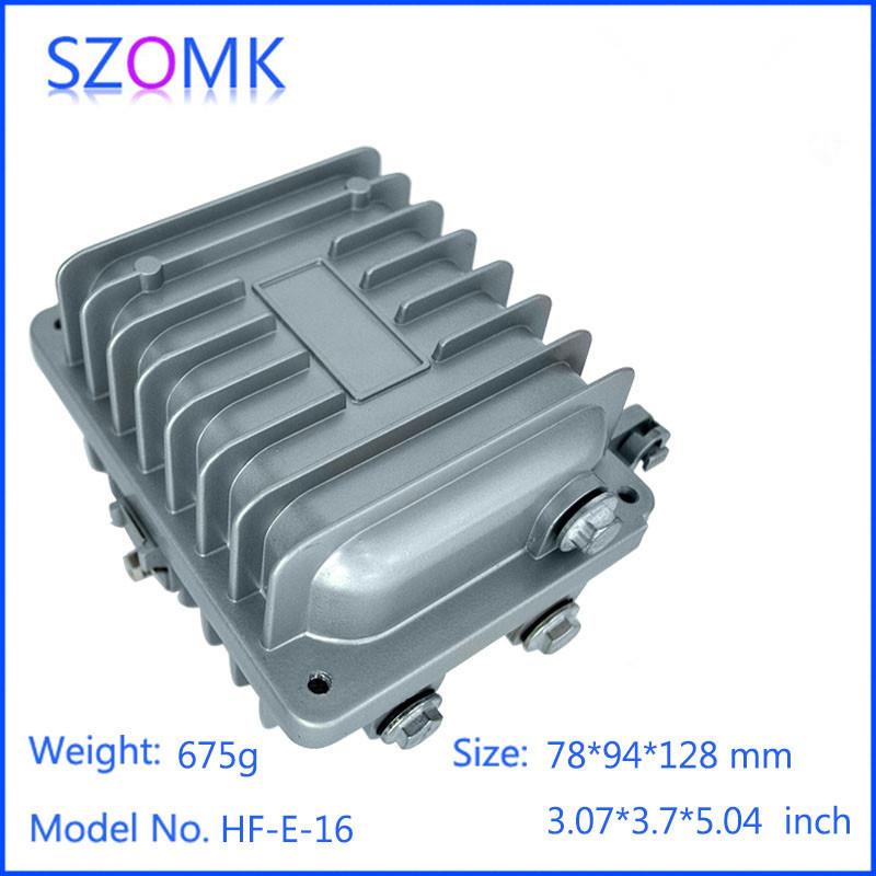 Okom die-cast aluminum shielding box shell cable junction box aluminum alloy chassis waterproof box shell HF-E-16