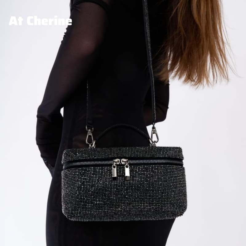 LILY轻奢闪钻包小众钻石包手提单肩斜挎包高级通用款女包,淘宝优惠券,粉丝福利购,淘宝优惠卷