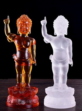 速发古法琉璃佛像莲花观太宝音小瓶子佛黄财神金刚座佛塔莲花