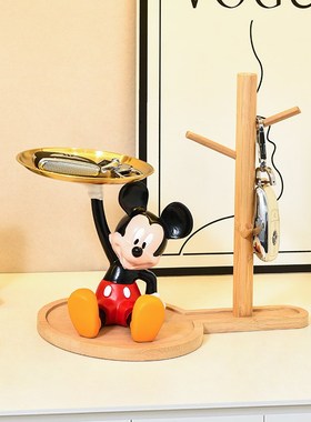 速发托盘入户玄口放收关摆件进门纳客厅鞋柜电视柜家居装饰品