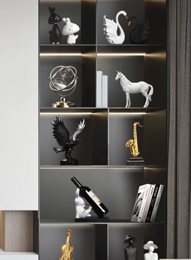 速发水奢风生轻起摆件高档家居电视柜酒柜品厅玄关工艺客软装饰品