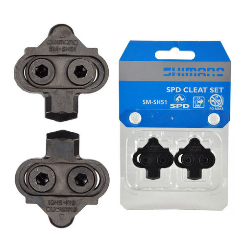 速发山地自行车SP6锁踏SH51HS 5D锁片XT M520 M540脚踏锁鞋螺母板 - 图1