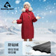 Qidong Children's Wear New Year's Wear Series Girls' New Year's Wear Red Down Jacket Long White Duck Down Jacket for Girls
