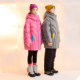 Qidong Snow Puff Down Jacket for Boys and Girls 2026 New Children's Mid-Length Thick Goose Down Three-Proof Jacket