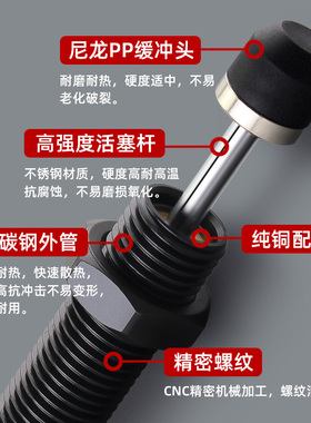 油压缓冲器AC 可调AD阻尼气缸弹簧减震 0806 1410 2020 1008 2050