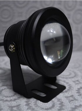 LED10W12V24V水底灯鱼池鱼缸射灯户外庭院泳池喷泉七彩防水射灯