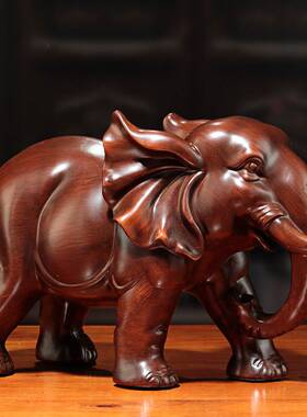 大象树脂工艺品吉象家居客厅办公桌室装饰品业乔迁礼品