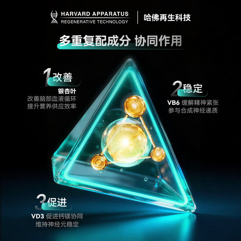 NHDH哈佛再生美国进口L-苏糖酸镁补充剂青少年成人缓解情绪睡眠,淘宝优惠券,粉丝福利购,淘宝优惠卷