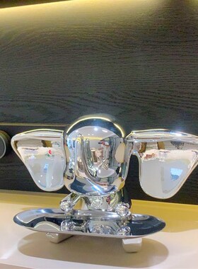 速发轻奢小飞象台盘摆件客厅电视柜进关入户玄门收纳梳妆托装饰品