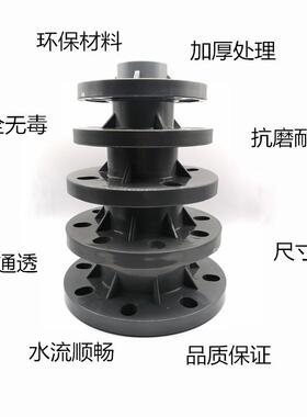 国标UPVC法兰片 一体法兰片 塑料法兰片 PVC-U法兰片 工厂直销