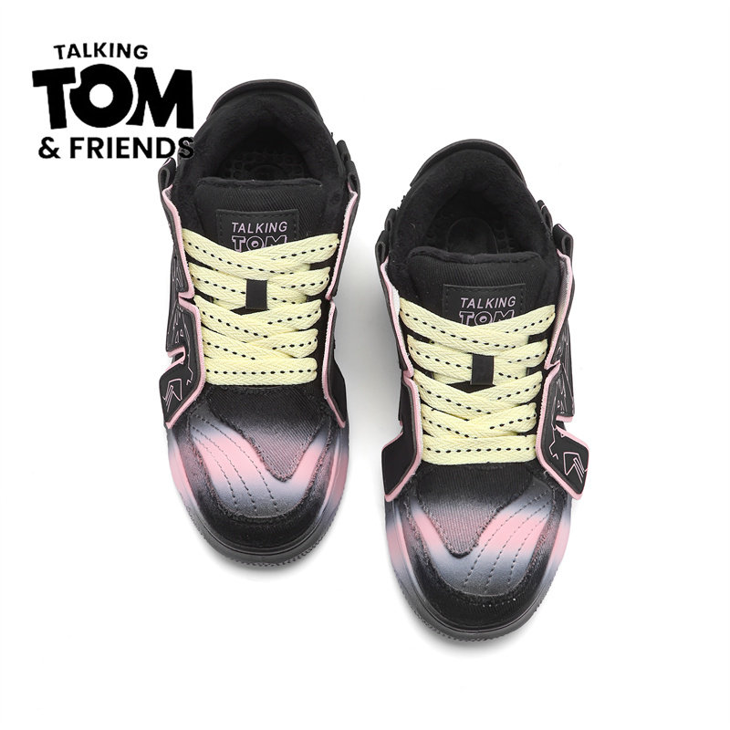 会说话的汤姆猫鞋子女鞋棉鞋2025冬季新款女生加绒保暖面包板鞋潮,淘宝优惠券,粉丝福利购,淘宝优惠卷