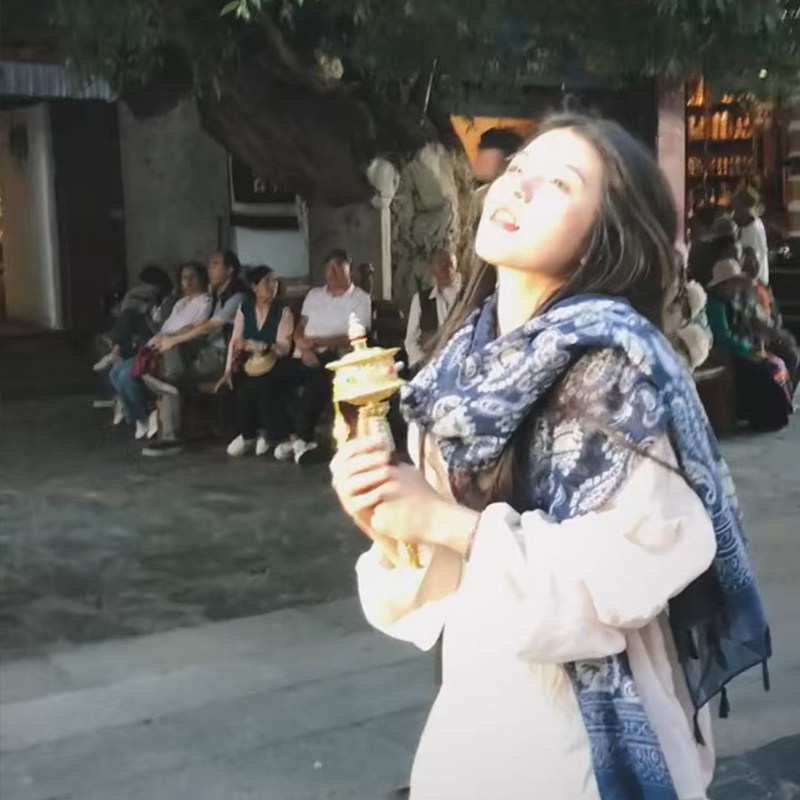 新款民族风腰果披肩女云南新疆西北旅游丝巾草原沙漠防晒头巾围巾,淘宝优惠券,粉丝福利购,淘宝优惠卷