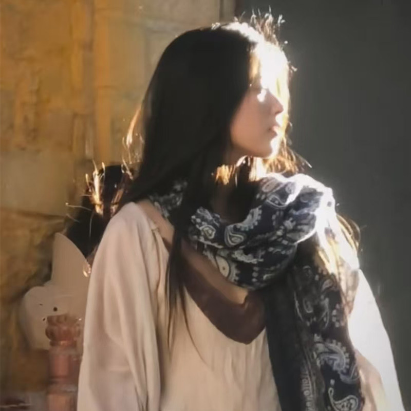 新款民族风腰果披肩女云南新疆西北旅游丝巾草原沙漠防晒头巾围巾,淘宝优惠券,粉丝福利购,淘宝优惠卷