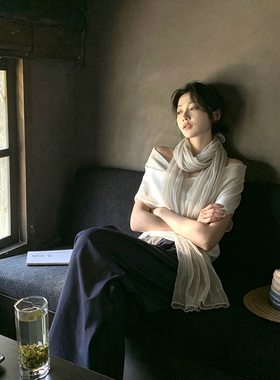 日本maito丝巾系脖高级感女夏