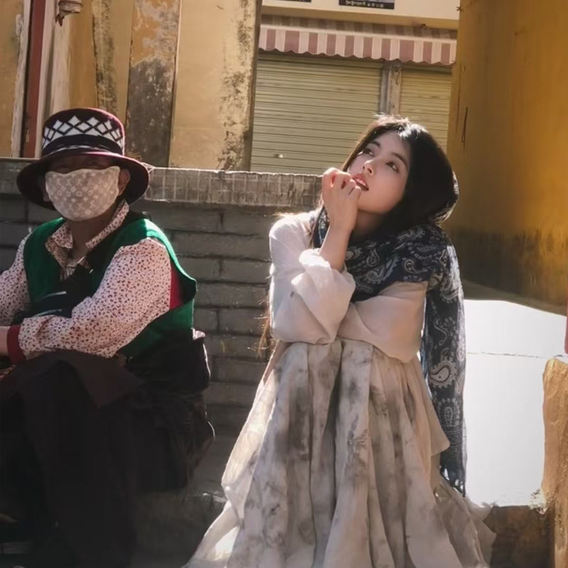 新款民族风腰果披肩女云南新疆西北旅游丝巾草原沙漠防晒头巾围巾,淘宝优惠券,粉丝福利购,淘宝优惠卷