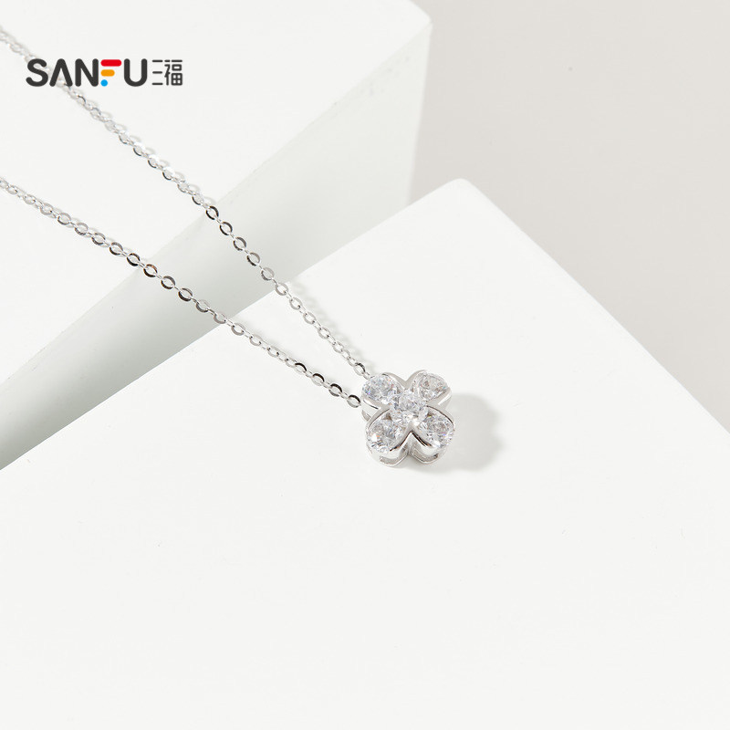 三福925银休闲蝶梦短项链单条 时尚小众首饰配饰链条839676,淘宝优惠券,粉丝福利购,淘宝优惠卷