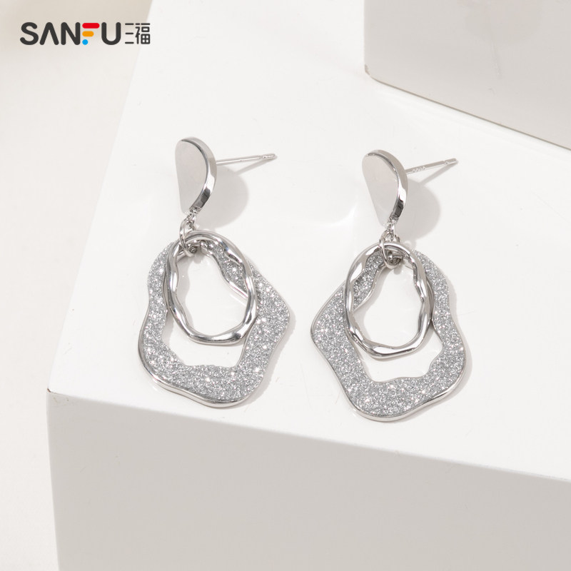 三福复古耳钉耳饰春夏女轻奢高级感古着独特绝美清冷新款爆款气质,淘宝优惠券,粉丝福利购,淘宝优惠卷