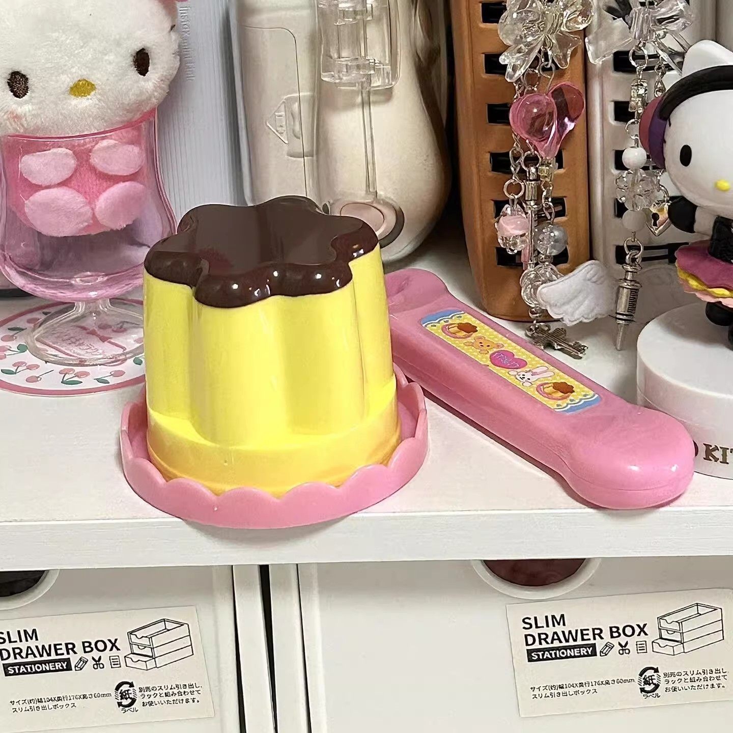 草莓布丁喂食玩具布丁食物喂食果冻过家家玩具六一儿童节女孩礼物