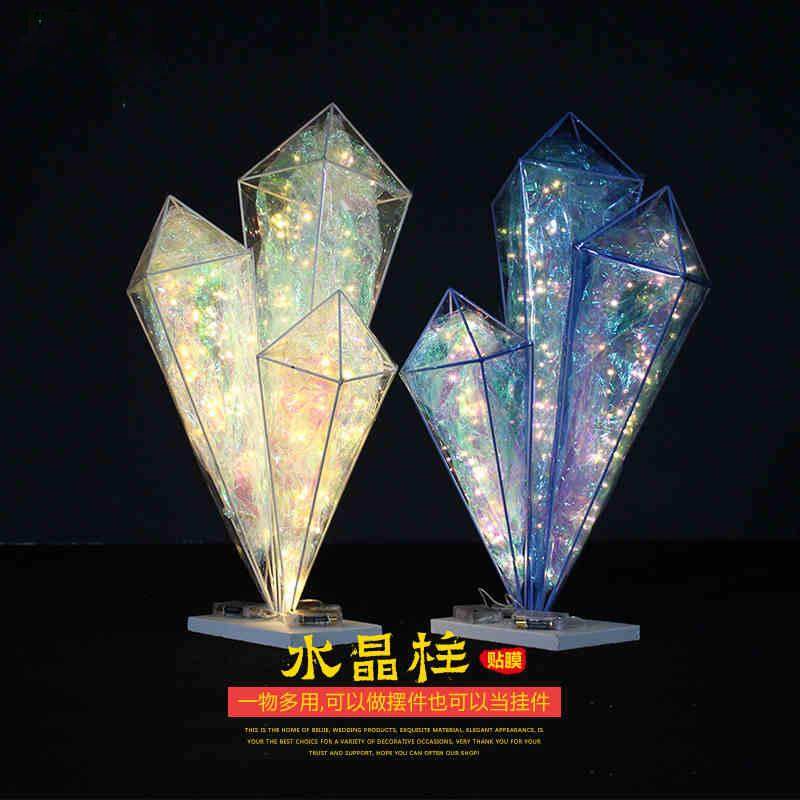 全国发货新款庆道具铁婚艺路水晶柱引带灯光花架钻台石婚礼舞1800,淘宝优惠券,粉丝福利购,淘宝优惠卷
