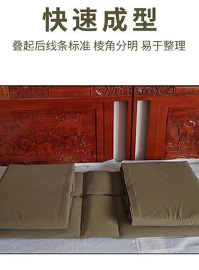 定型被内务标准练成棉豆腐块定型被被子单人被训被子叠被源头厂型