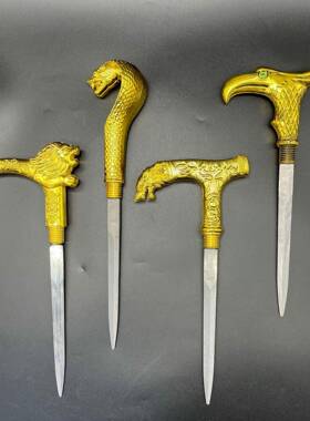 合金文明器杖权杖英伦豪华带剑TW016鹰眼蛇手杖服镜装配件武老道