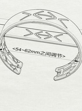 0394 明日方舟源石病检测手环动漫周边二次元印象同人衍生手镯