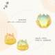 Alluvial gold transfer bead bracelet zodiac animal year 3D hard gold jelly dragon enamel faucet for girlfriend