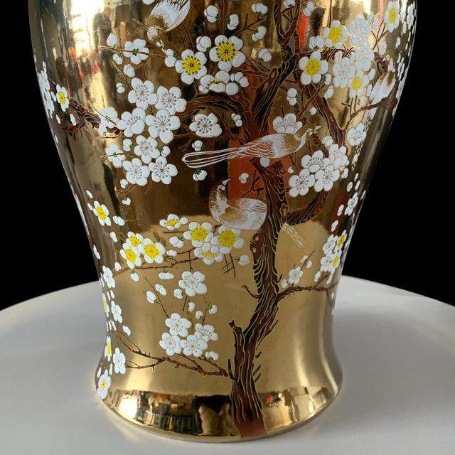 新中式家居饰品客厅陶瓷花瓶工艺品摆设罐子落地摆件样板房软装饰,淘宝优惠券,粉丝福利购,淘宝优惠卷