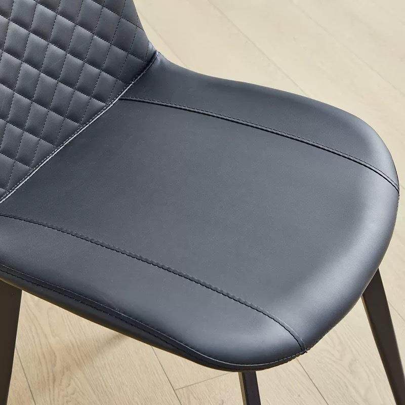 北欧轻奢餐椅软包家用客厅格子椅酒店靠背椅网红ins风小户型餐椅,淘宝优惠券,粉丝福利购,淘宝优惠卷