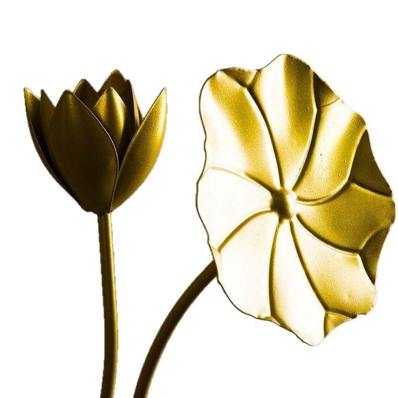 婚庆道具金居色莲铁艺荷花家金中属荷叶花装饰式路引10095734婚礼,淘宝优惠券,粉丝福利购,淘宝优惠卷