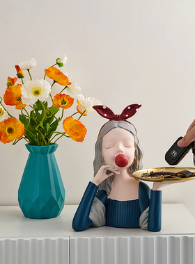 速发家意玄关收纳摆件创居客厅桌面电视摆装饰品简约柜设