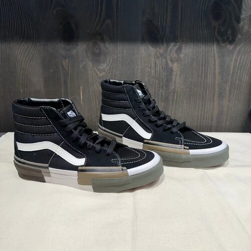 Vans范斯 SK8-Hi 生胶底休闲运动风高帮情侣板鞋VN000CRMBLK现货 - 图2