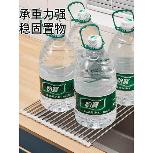 厨房水槽沥水架水池置物架碗碟碗盘沥水卷帘可折叠沥水篮 - 图3