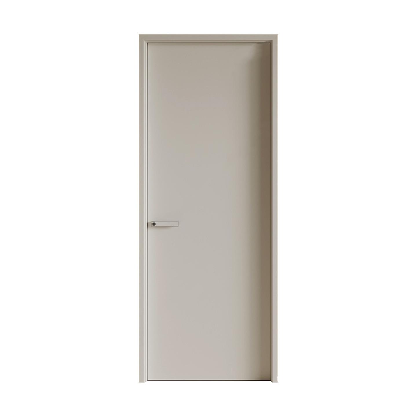 隔音门隐形门极简铝木门极窄卫生间岩板门卧室家具式轻奢门涂料门 - 图3