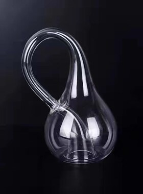 玻璃克莱因瓶四维空间瓶学生小号B装不满水数学科学礼品摆件瓶模