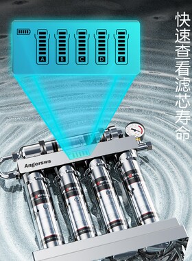 沁园佳净水器家用直饮净水机厨A房自来水前置过滤器超滤净化滤水