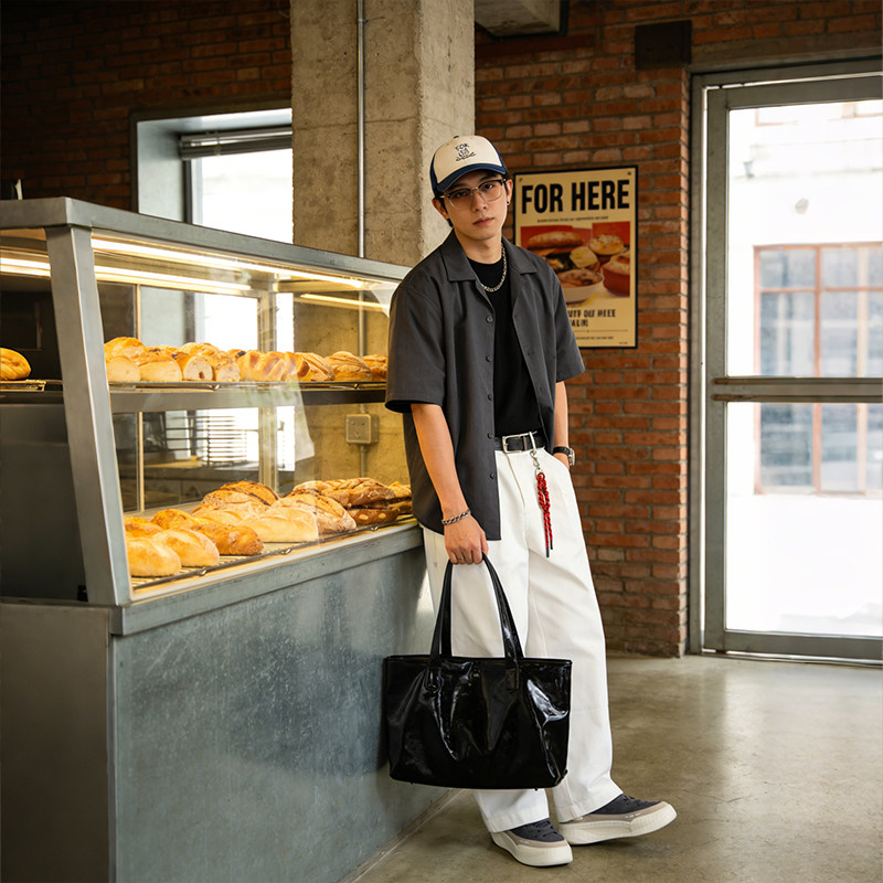 LOXKi洛克斯基男鞋板鞋男春秋潮鞋经典百搭增高休闲鞋 明星同款