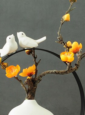 速发件意电视柜艺术摆创新中式办公室装饰品家居禅意书房几茶玄关