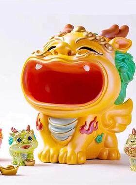 妙工坊招财貔貅摆件创意车载工位办公桌装饰品家居桌面财神摆设